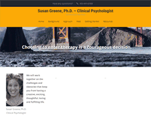 Tablet Screenshot of greenepsychology.com